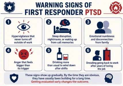 Warning Signs of First Responder PTSD
