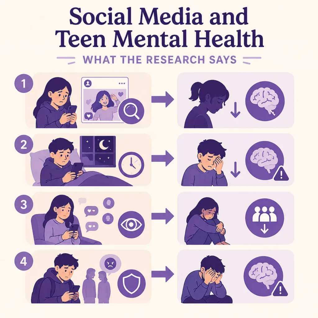 Social media's impact on teen mental health