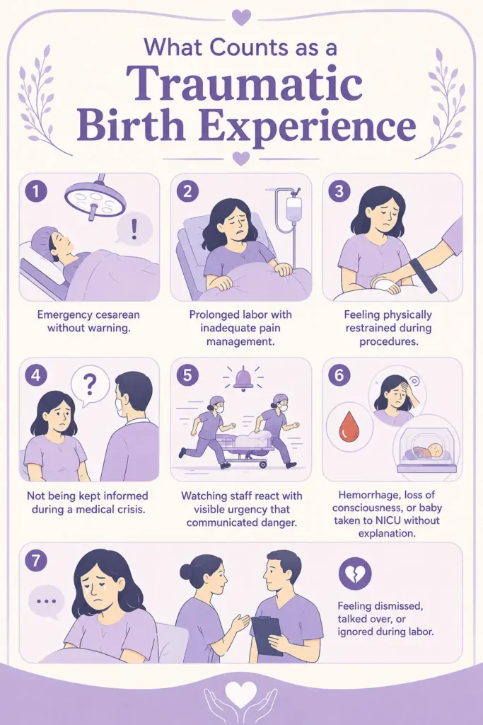 Understanding traumatic birth experiences