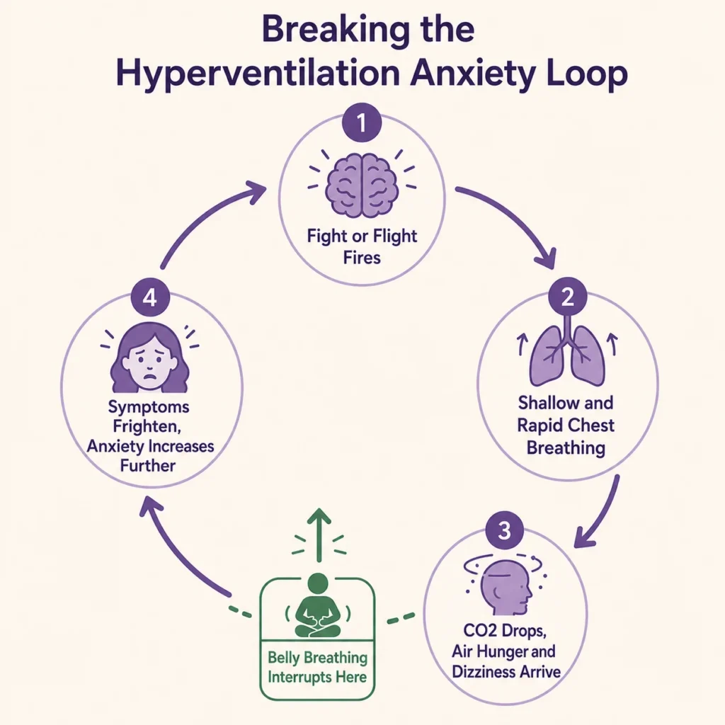 The Hyperventilation anxiety loop